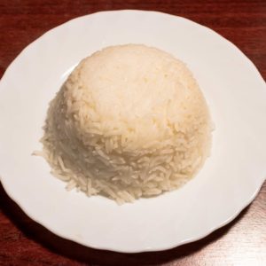 Steamed Jasmin rice