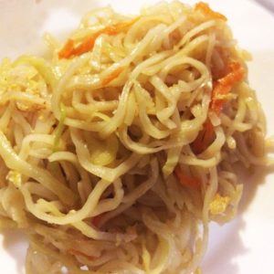 Fride egg-noodle